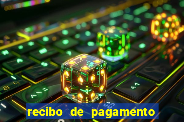 recibo de pagamento em word